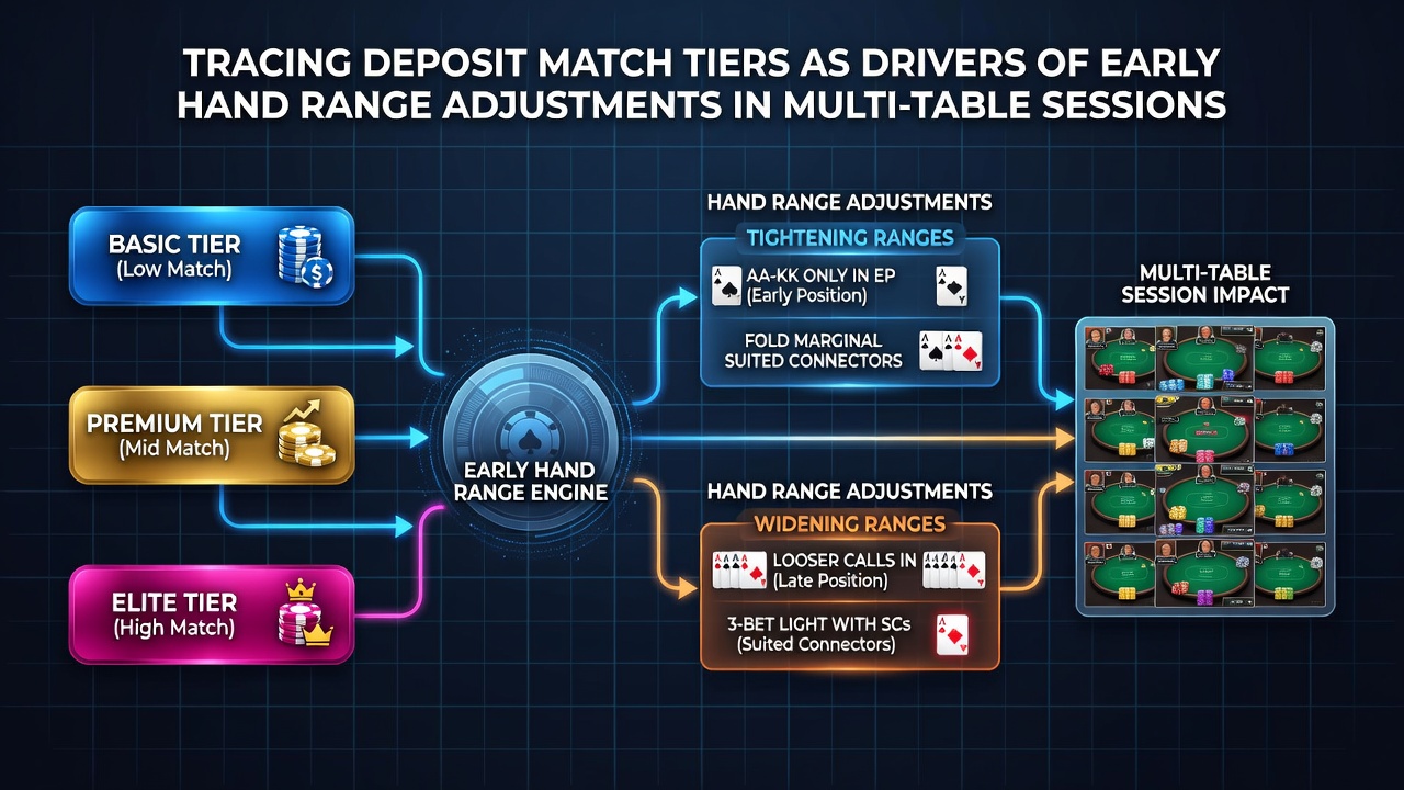 Datenvisualisierung zu Bonus-Stufen und frühen Handrange-Anpassungen in deutschen Online-Poker-Sessions