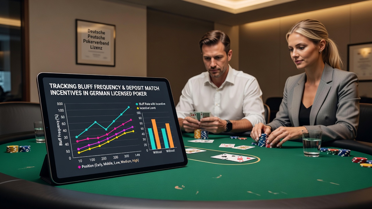Grafik mit Sitzungsdaten zu Bluff-Anpassungen durch Match-Incentives in Position